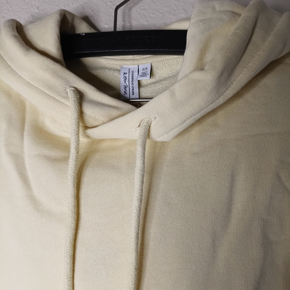 & Other Stories Yellow Hoodie 100% Cotton Boxy Relaxed Fit Boyfriend NEW - Picture 4 of 9